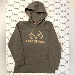Realtree hooded sweatshirt boys size 8/10